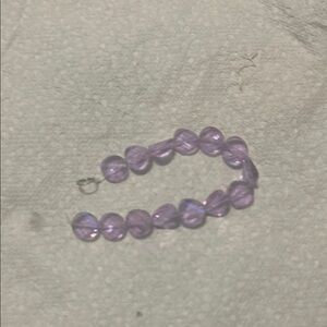 Elegant Lavender Beaded Bracelet
